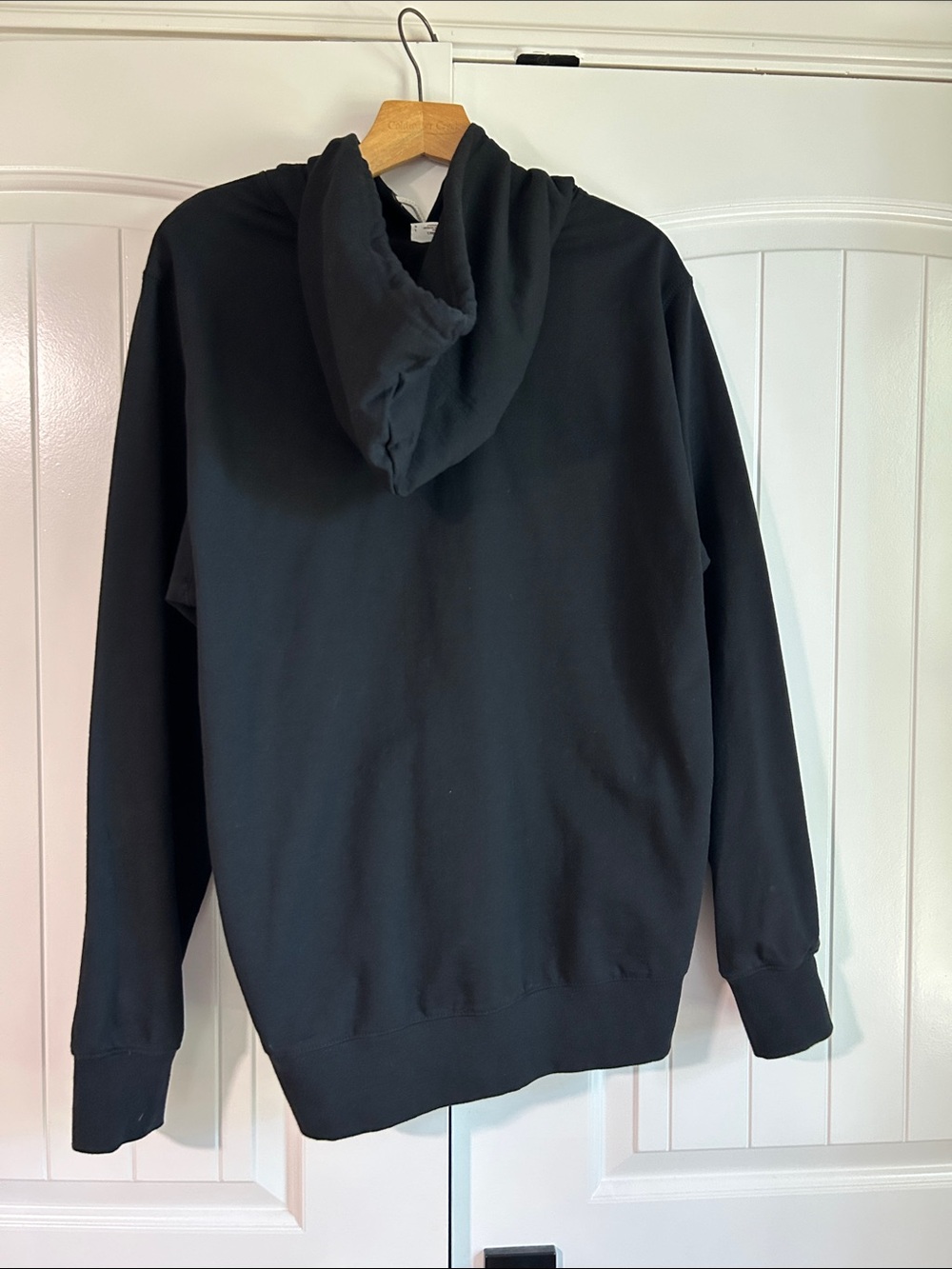 The North Face Black Hoodie with White Drawcords - Picture 2 of 3